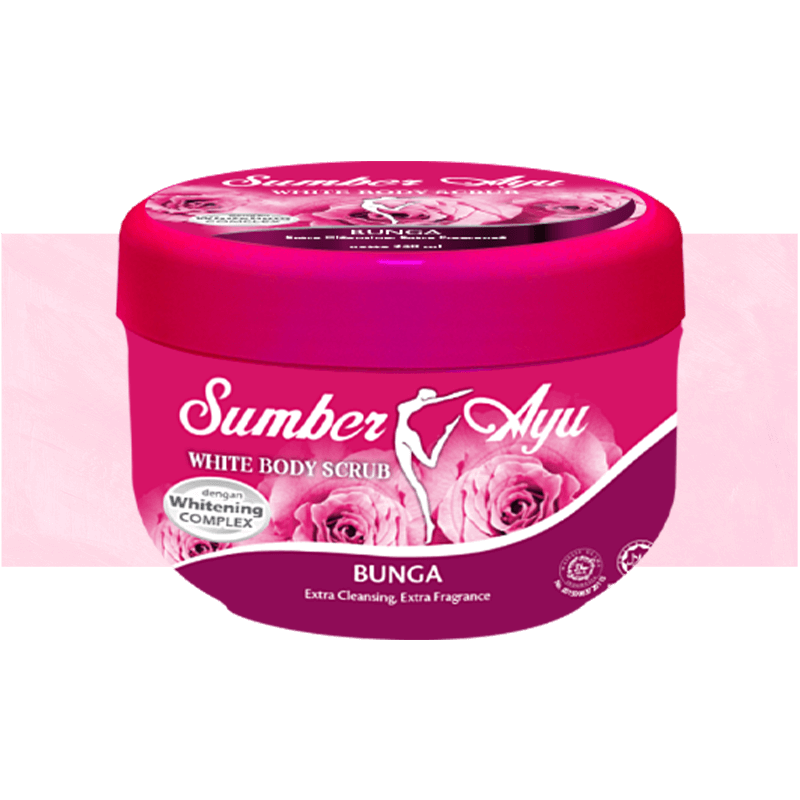 White Body Scrub - Bunga